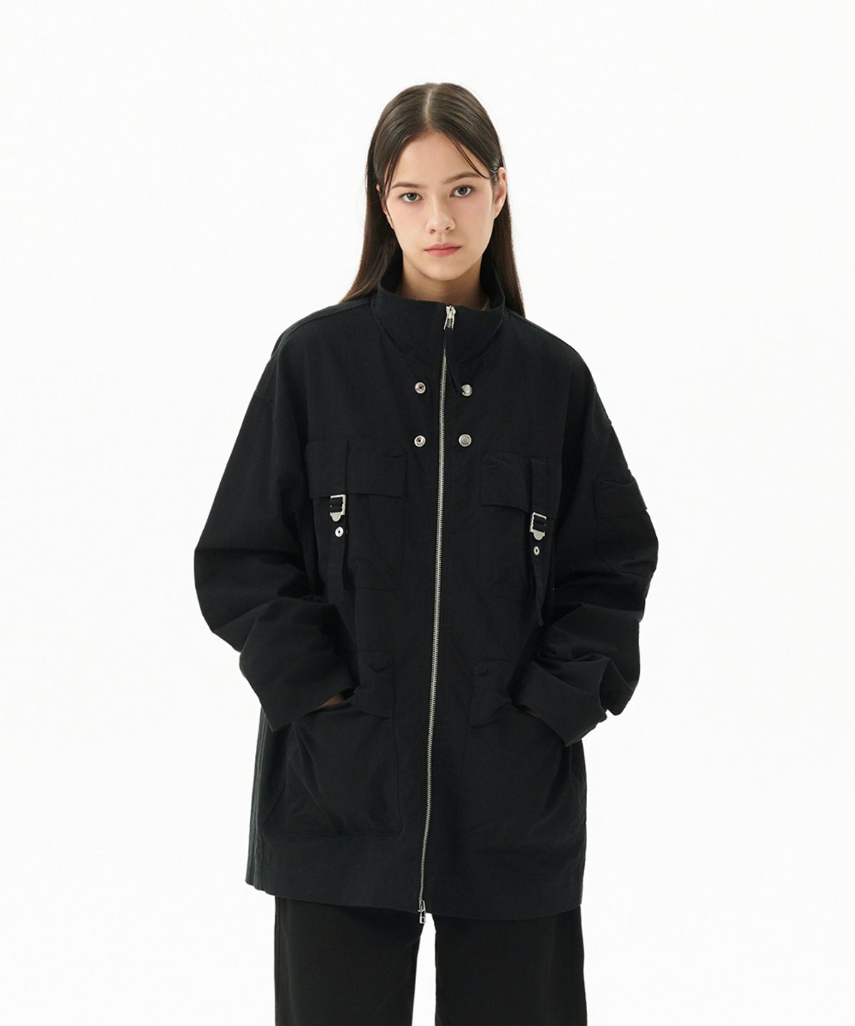 마하그리드(MAHAGRID) WASHED FIELD JACKET BLACK(MG2FFMB930A)