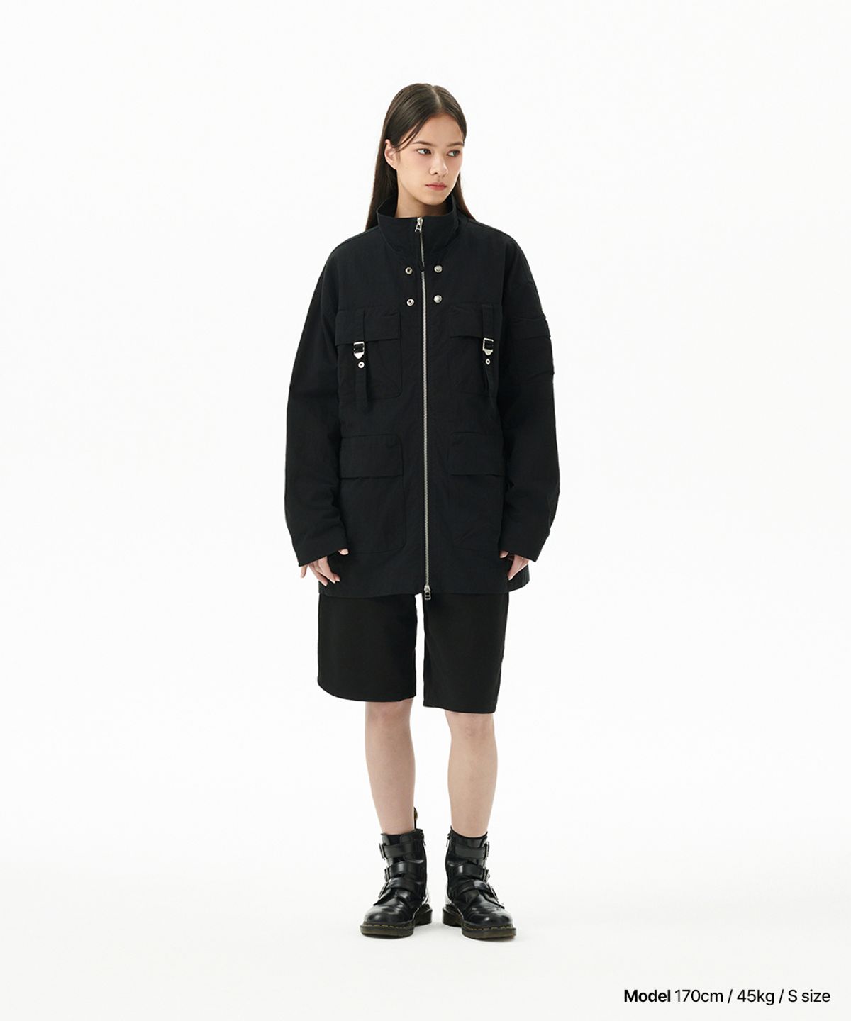 마하그리드(MAHAGRID) WASHED FIELD JACKET BLACK(MG2FFMB930A)