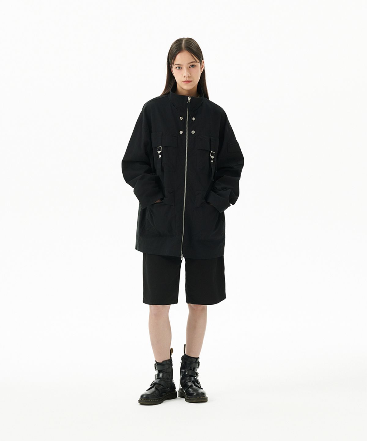 마하그리드(MAHAGRID) WASHED FIELD JACKET BLACK(MG2FFMB930A)