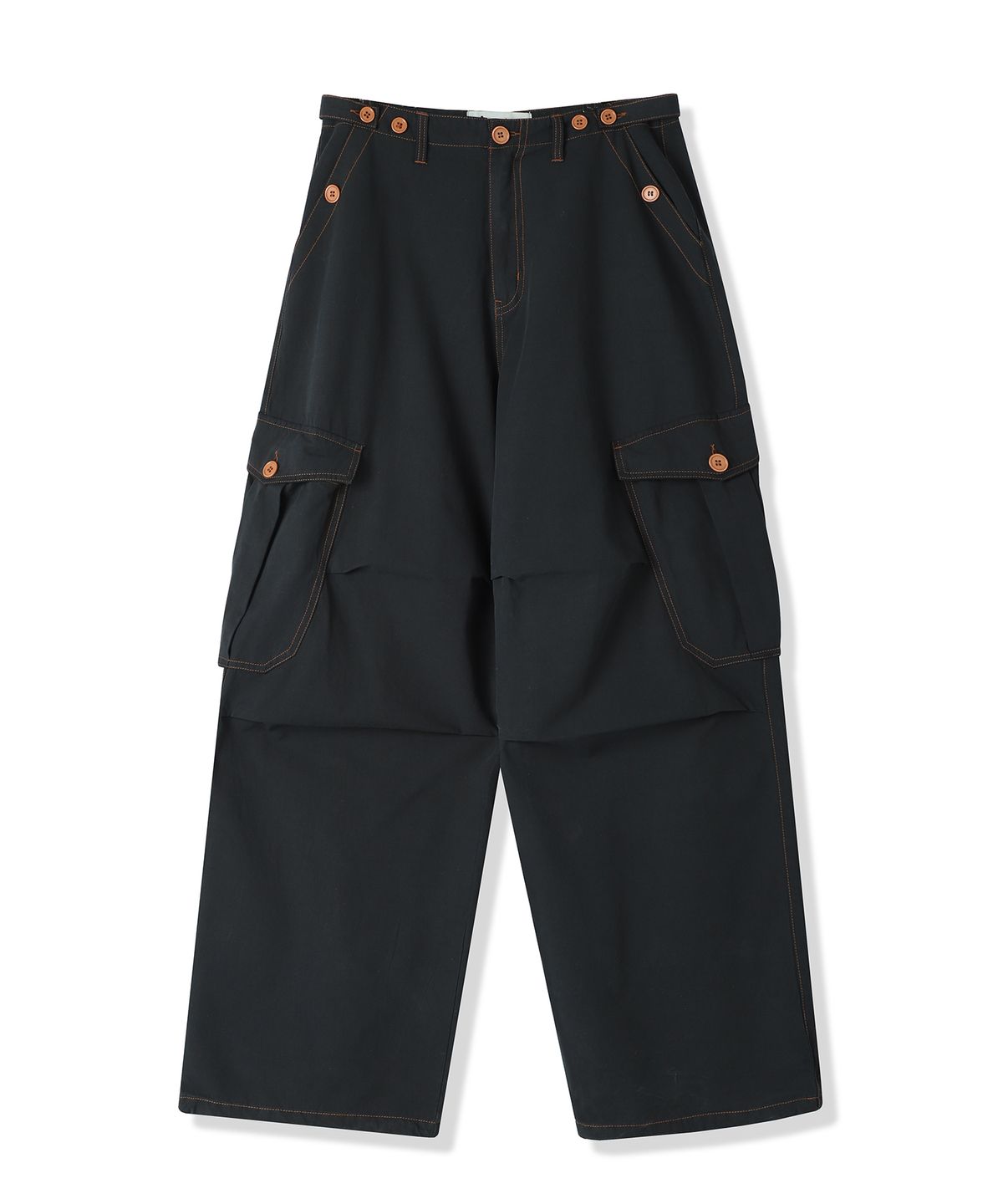 어반드레스(AVANDRESS) Enter Wide Cargo Cotton Pants DEEP BEIGE