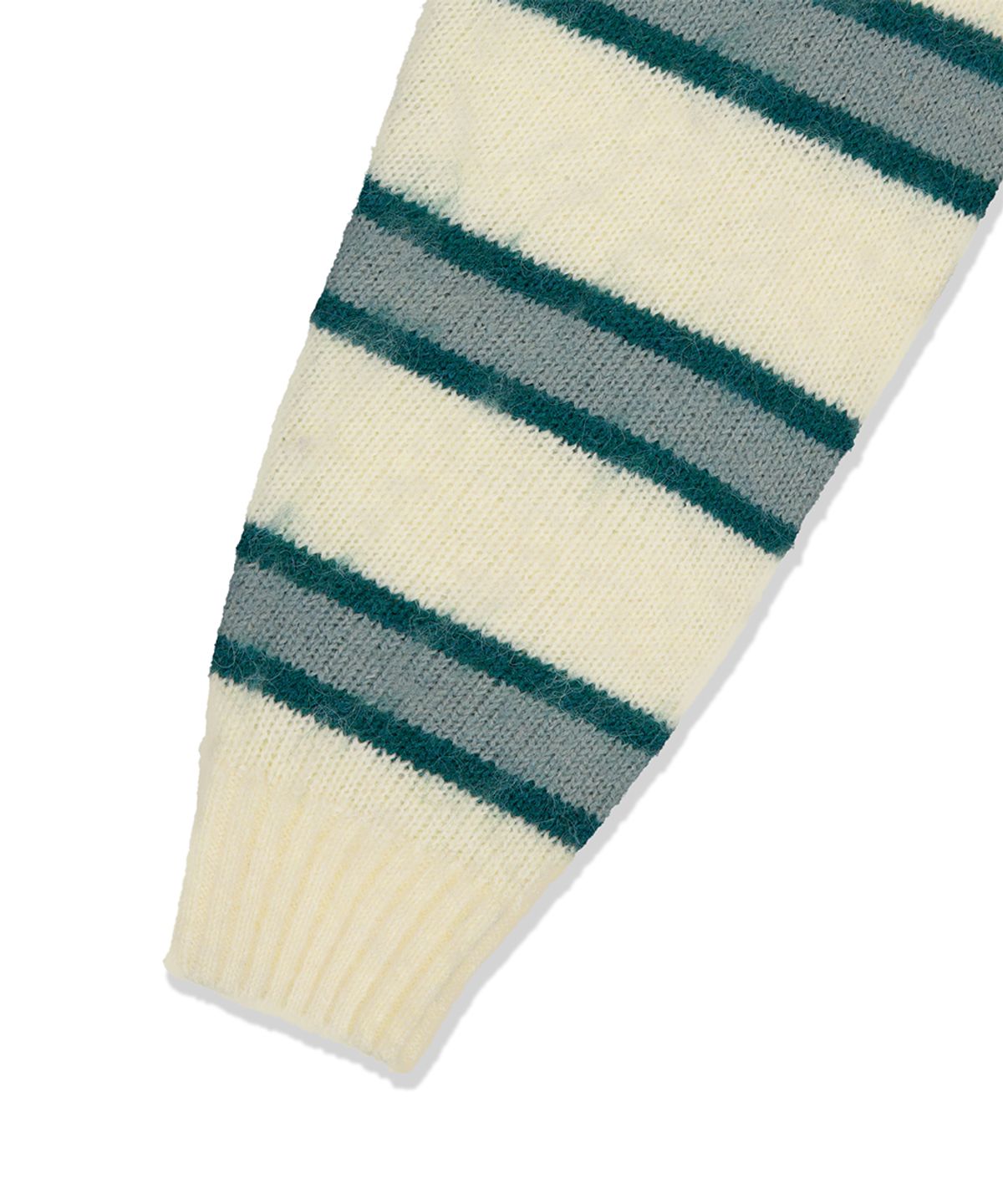 마하그리드(MAHAGRID) HAIRY STRIPE KNIT SWEATER IVORY(MG2FFMK600A)