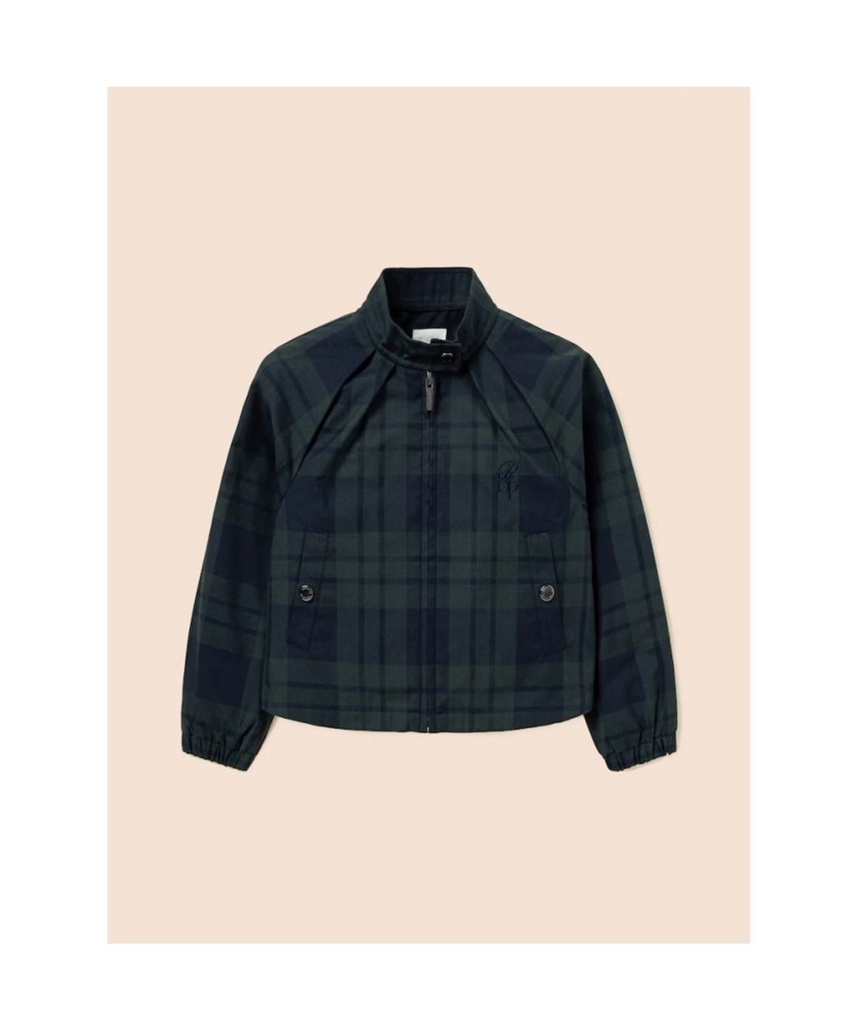 빈폴 키즈(BEANPOLE KIDS) [Reedition] 프리미엄 체크 바람막이 점퍼  그린 (BI5839G01M) (BI5839G01M)