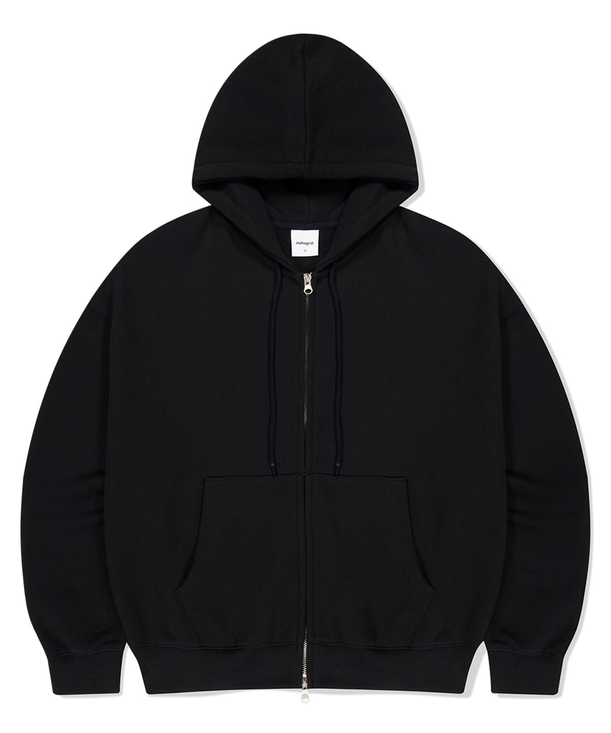 마하그리드(MAHAGRID) PRAY APPLIQUE ZIP UP HOODIE BLACK(MG2FFMM495A)