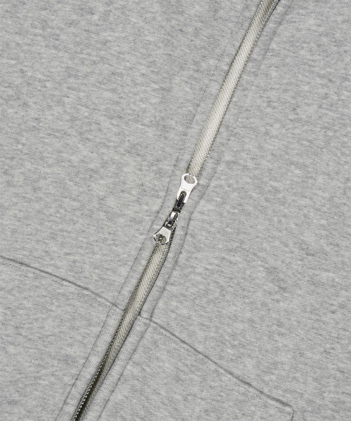 마하그리드(MAHAGRID) PRAY APPLIQUE ZIP UP HOODIE GREY(MG2FFMM495A)