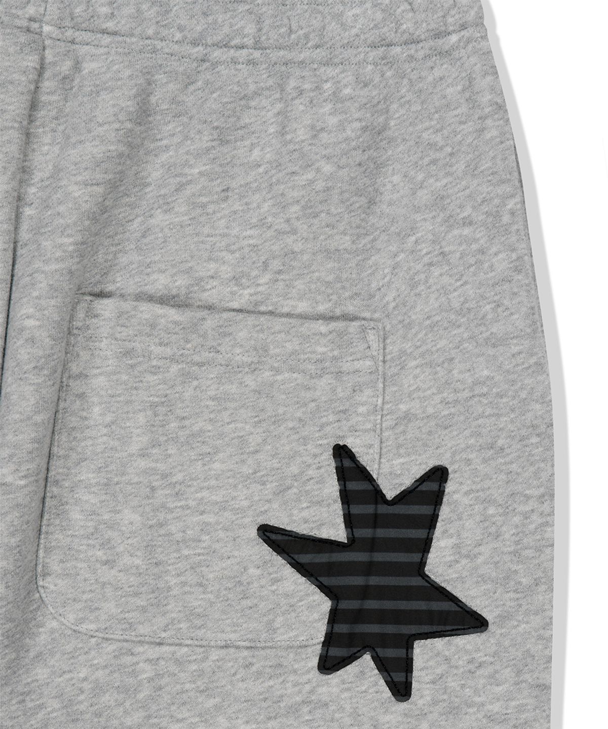 마하그리드(MAHAGRID) PRAY APPLIQUE SWEAT PANT GREY(MG2FFMPA05A)