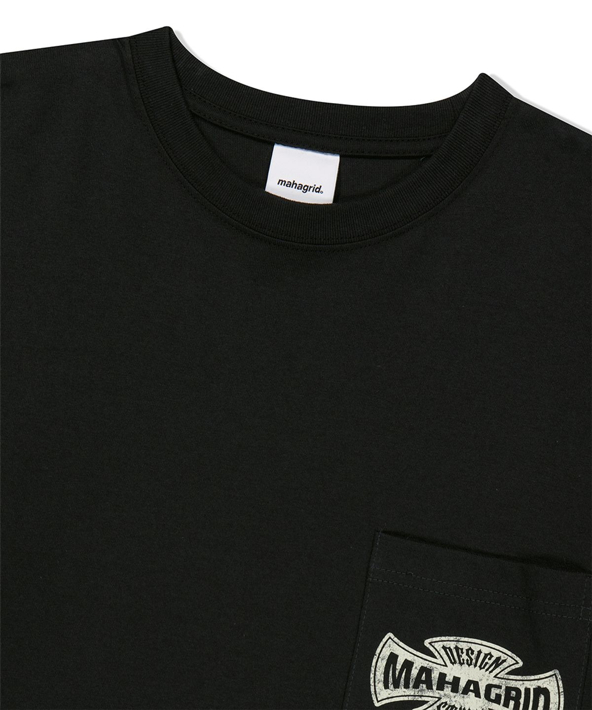 마하그리드(MAHAGRID) CROSS LOGO THERMAL LS TEE CHARCOAL(MG2FFMT571A)