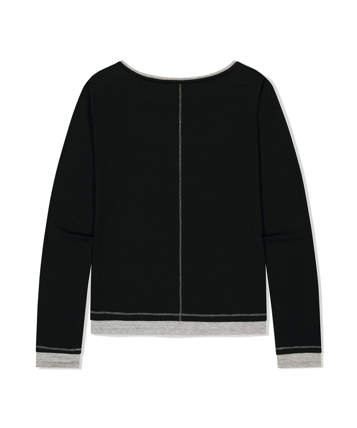 마하그리드(MAHAGRID) TRUTH LAYERED LONG SLEEVE TEE BLACK(MG2FFFT572A)