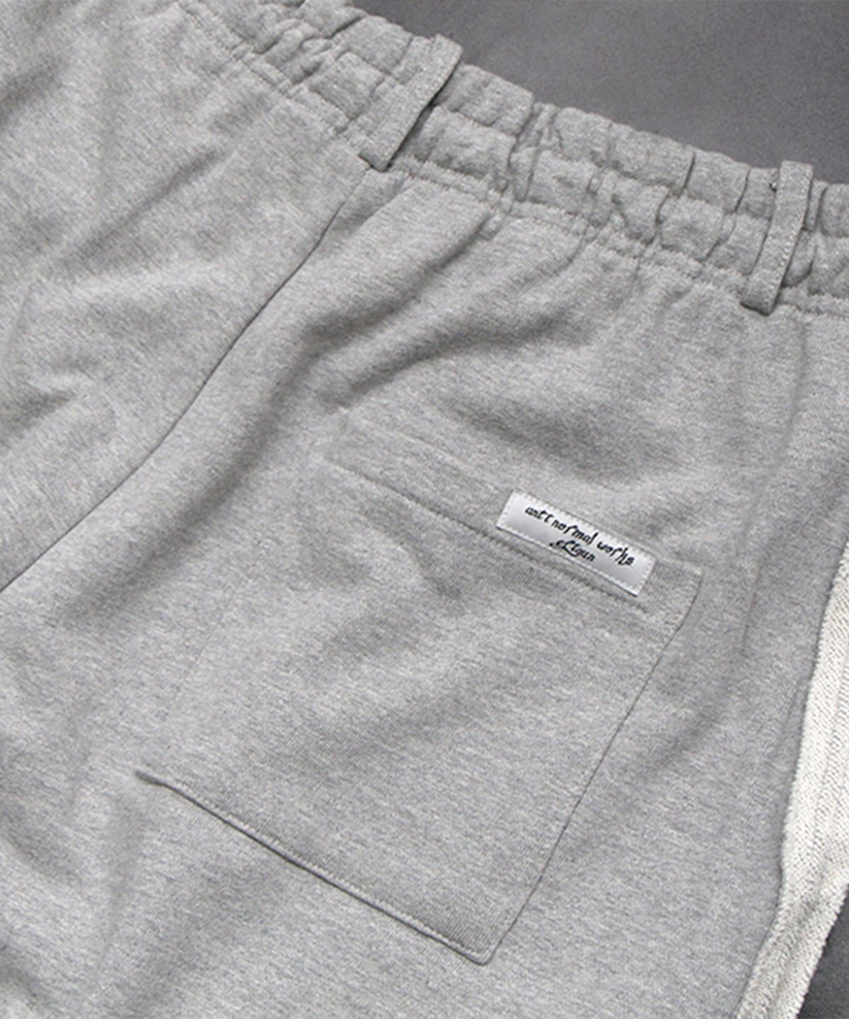크리건(CRIGUN) Wide Track Pants Max Over Fit MELANGE GREY