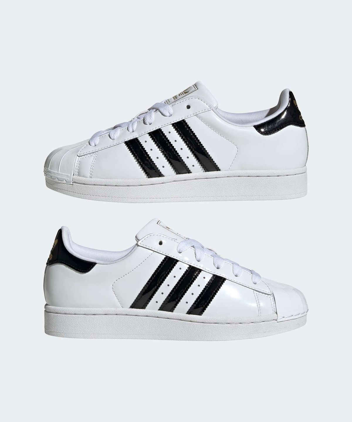 아디다스(ADIDAS) 슈퍼스타 II  - 화이트:블랙:골드 / JS4010