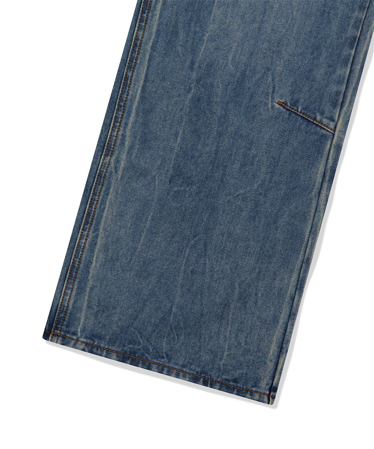 마하그리드(MAHAGRID) WASHED DART DENIM PANT BLUE(MG2FFFD114A)