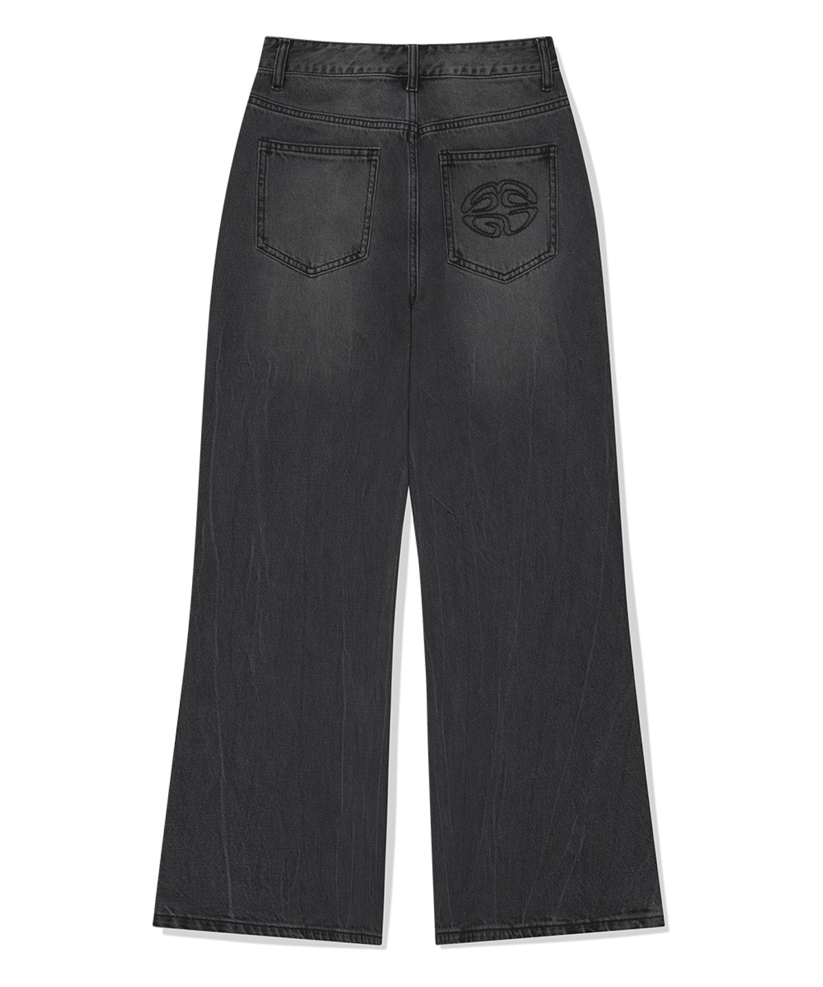 마하그리드(MAHAGRID) WASHED DART DENIM PANT BLACK(MG2FFFD115A)