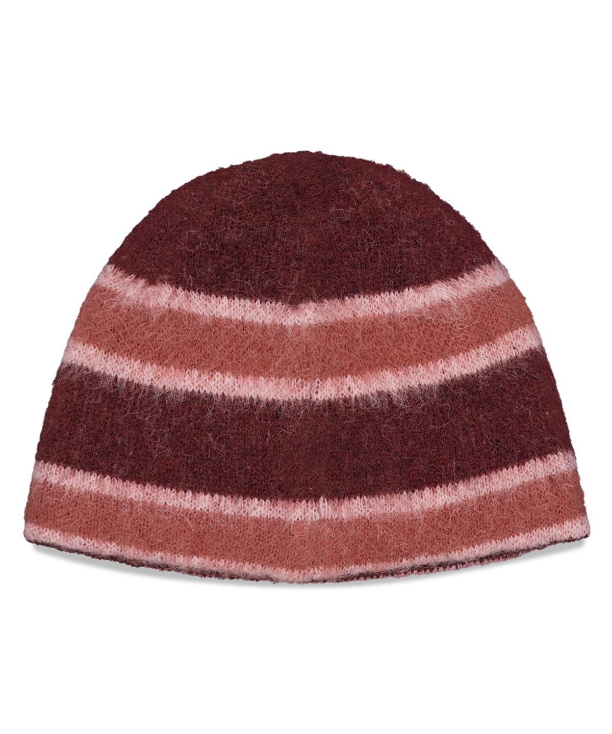 마하그리드(MAHAGRID) HAIRY STRIPE BEANIE BURGUNDY(MG2FFMAB36A)