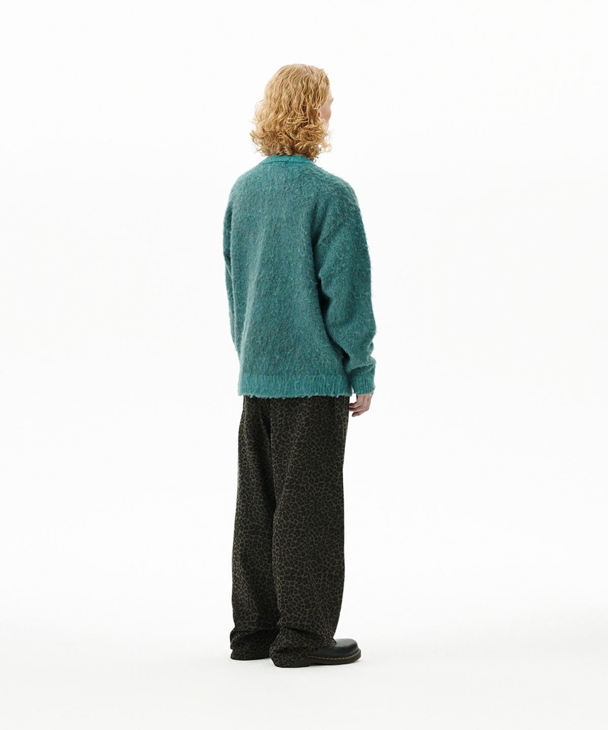 마하그리드(MAHAGRID) MIXED HAIRY KNIT CARDIGAN MINT(MG2FFMK681A)