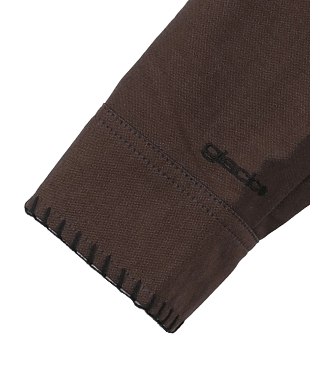 글랙(GLACK) GS010 엣지 스티치드 시티보이 셔츠 (BROWN)