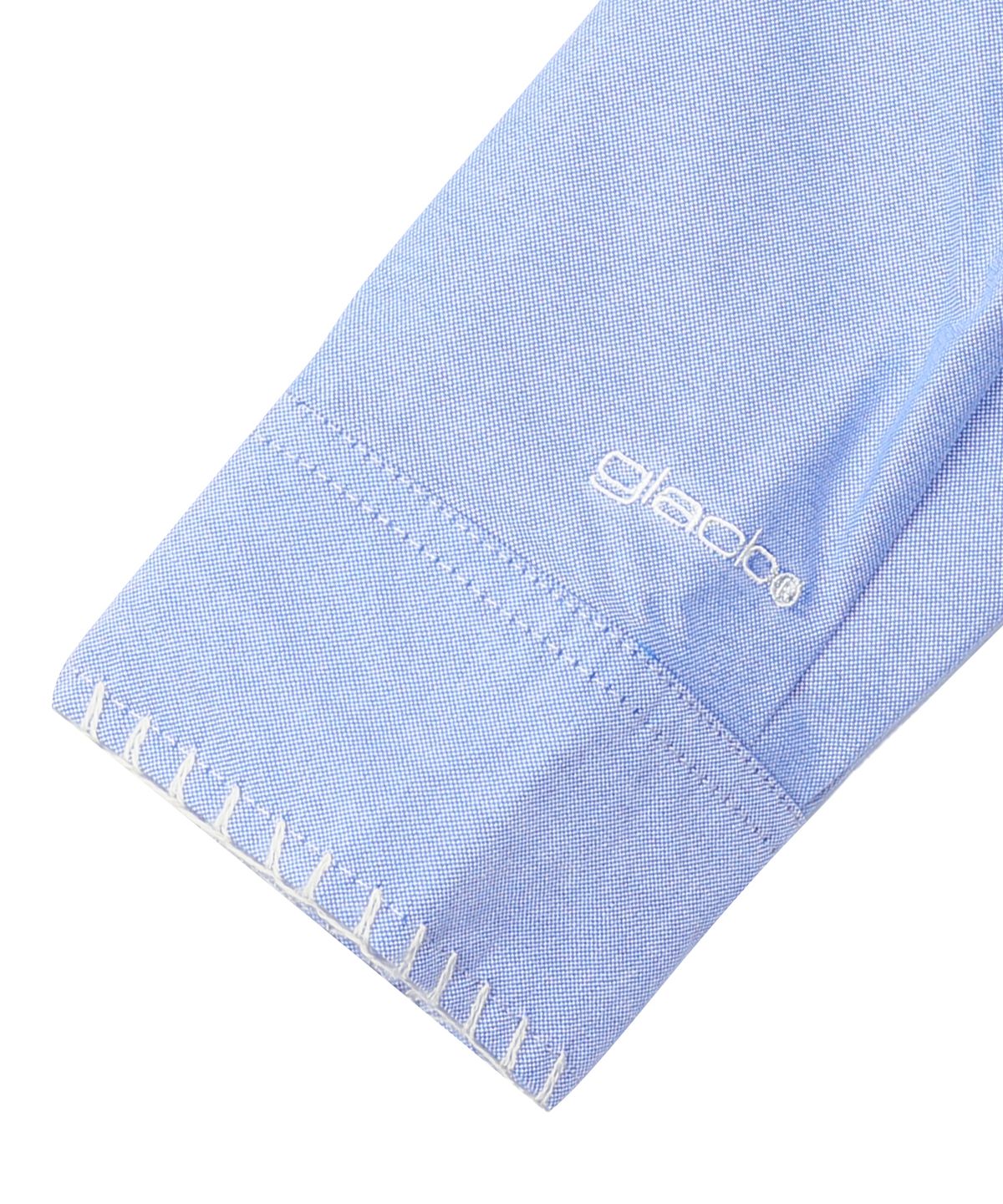 글랙(GLACK) GS010 엣지 스티치드 시티보이 셔츠 (SKY BLUE)