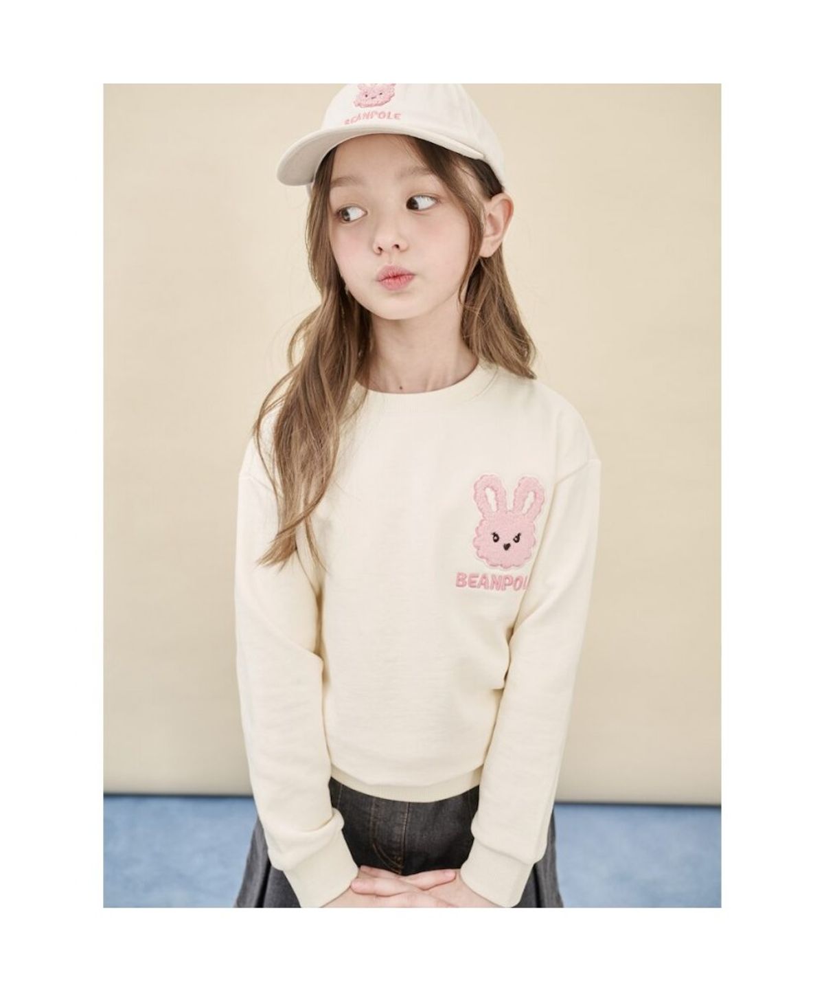 빈폴 키즈(BEANPOLE KIDS) 동물모양 볼캡  아이보리 (BI588BU010)