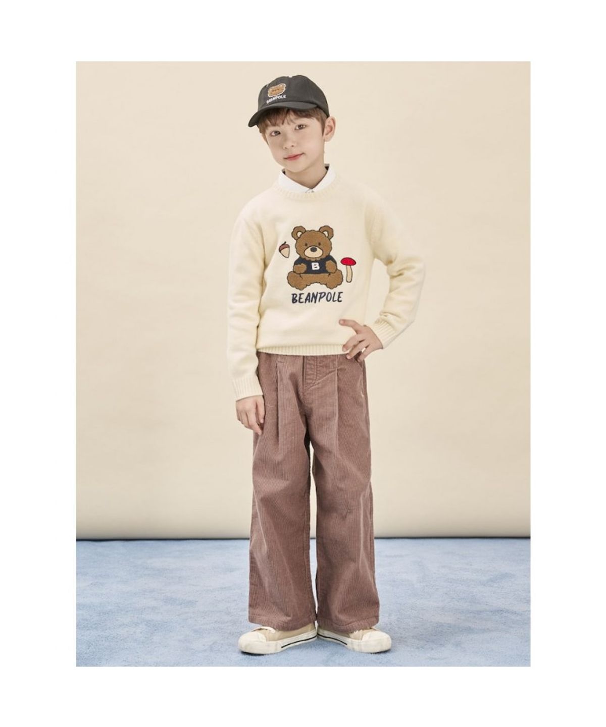 빈폴 키즈(BEANPOLE KIDS) 동물모양 볼캡  블랙 (BI588BU015)