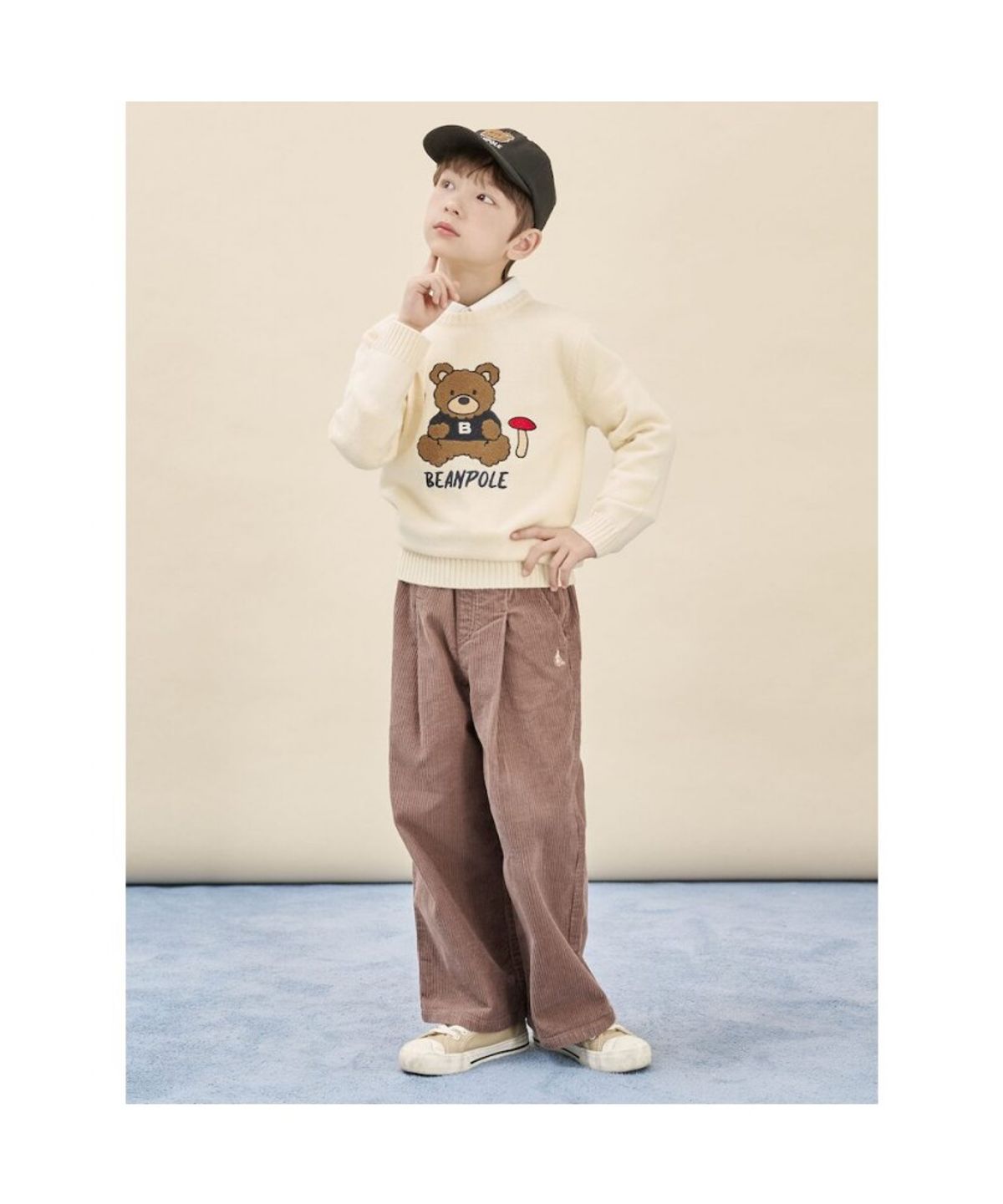 빈폴 키즈(BEANPOLE KIDS) 동물모양 볼캡  블랙 (BI588BU015)