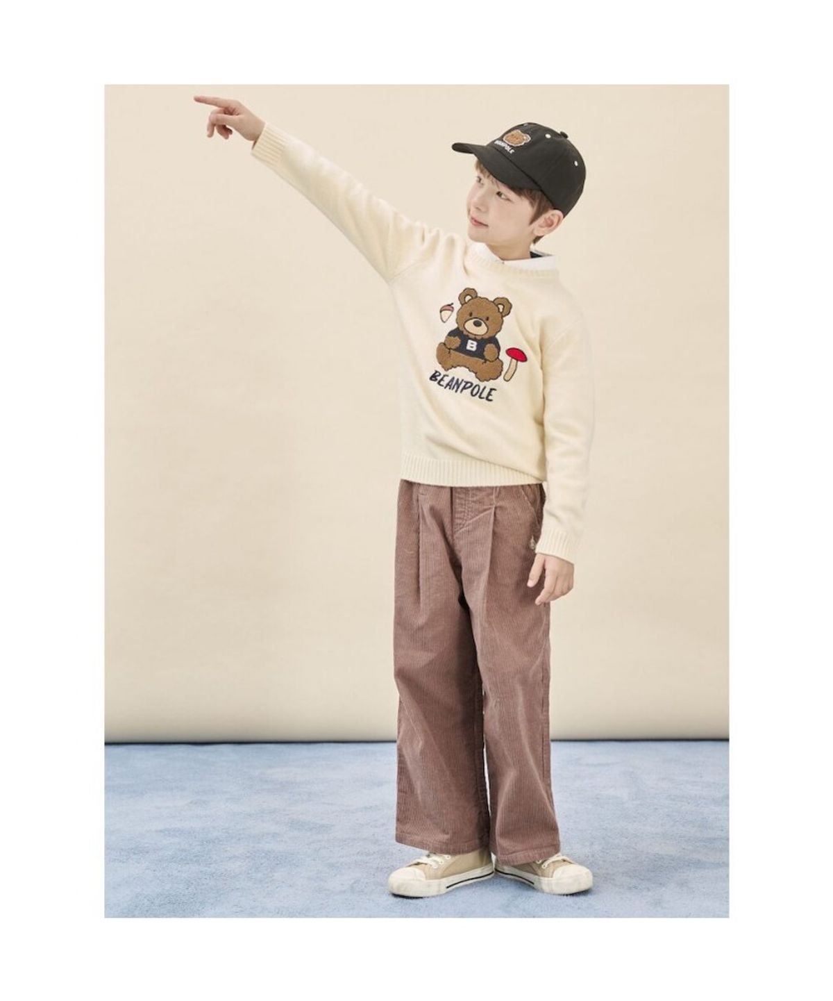 빈폴 키즈(BEANPOLE KIDS) 동물모양 볼캡  블랙 (BI588BU015)