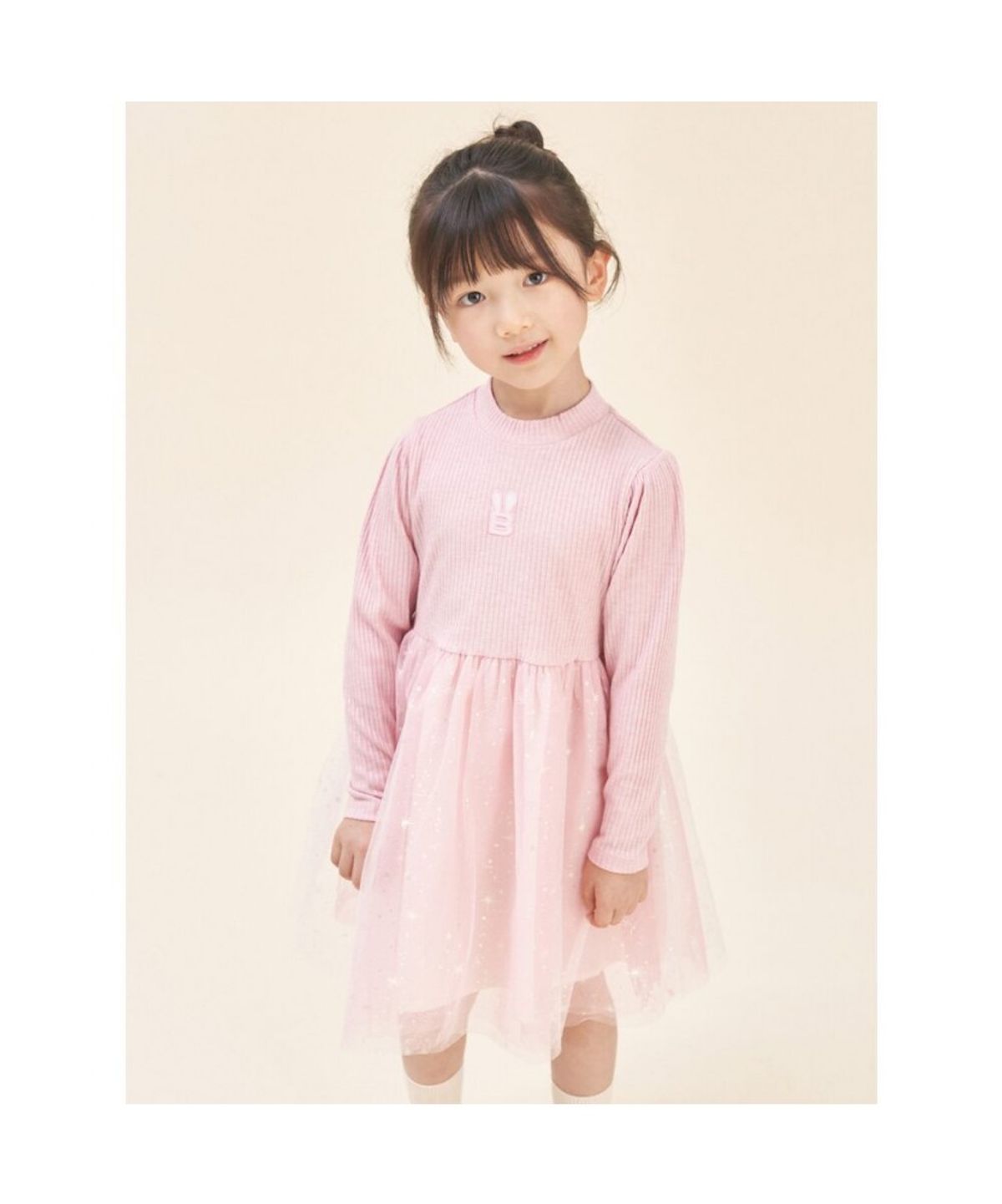 빈폴 키즈(BEANPOLE KIDS) [러블리 빙키 걸즈] 샤 원피스  라이트 핑크 (BI5871G04Y)
