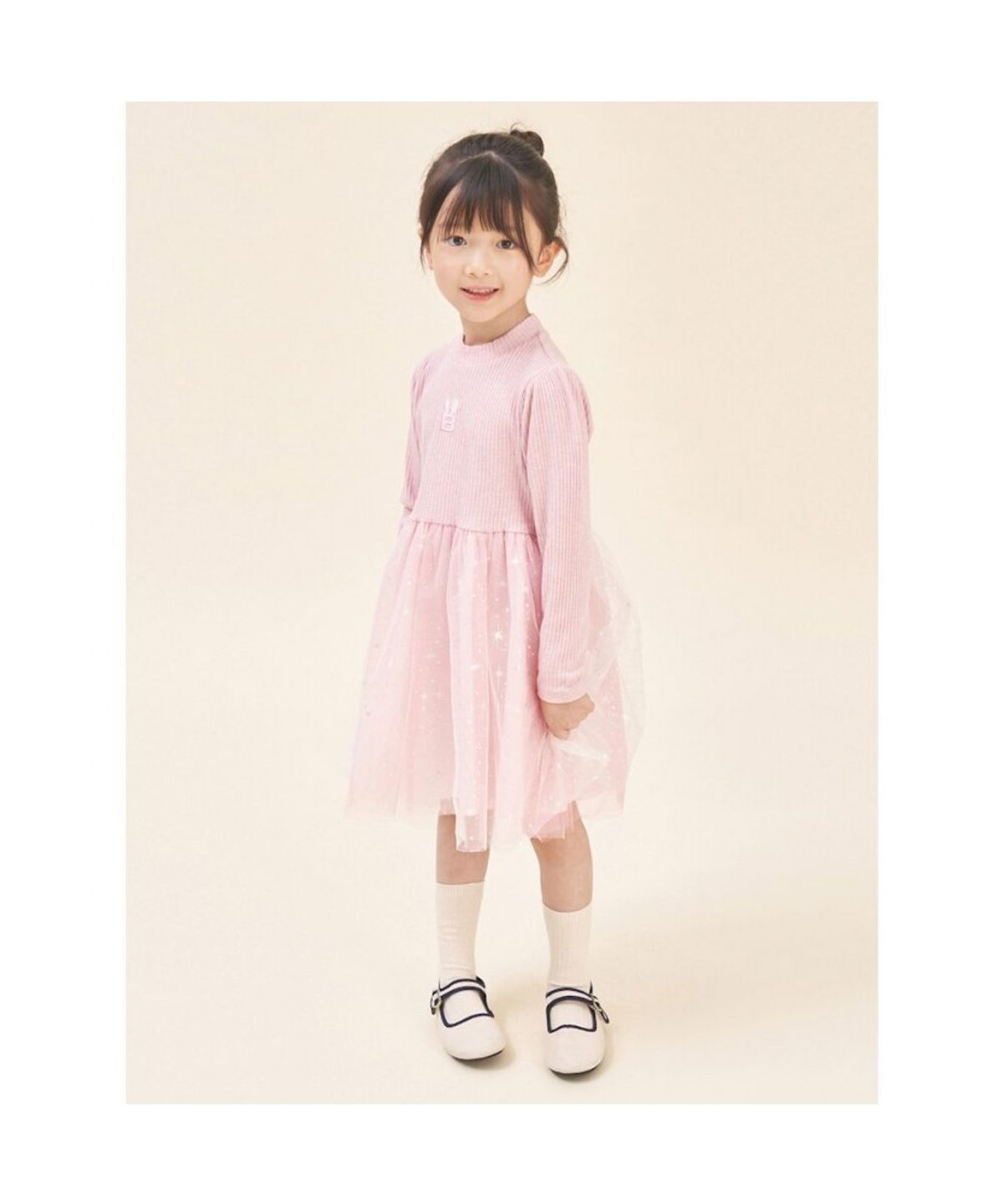 빈폴 키즈(BEANPOLE KIDS) [러블리 빙키 걸즈] 샤 원피스  라이트 핑크 (BI5871G04Y)