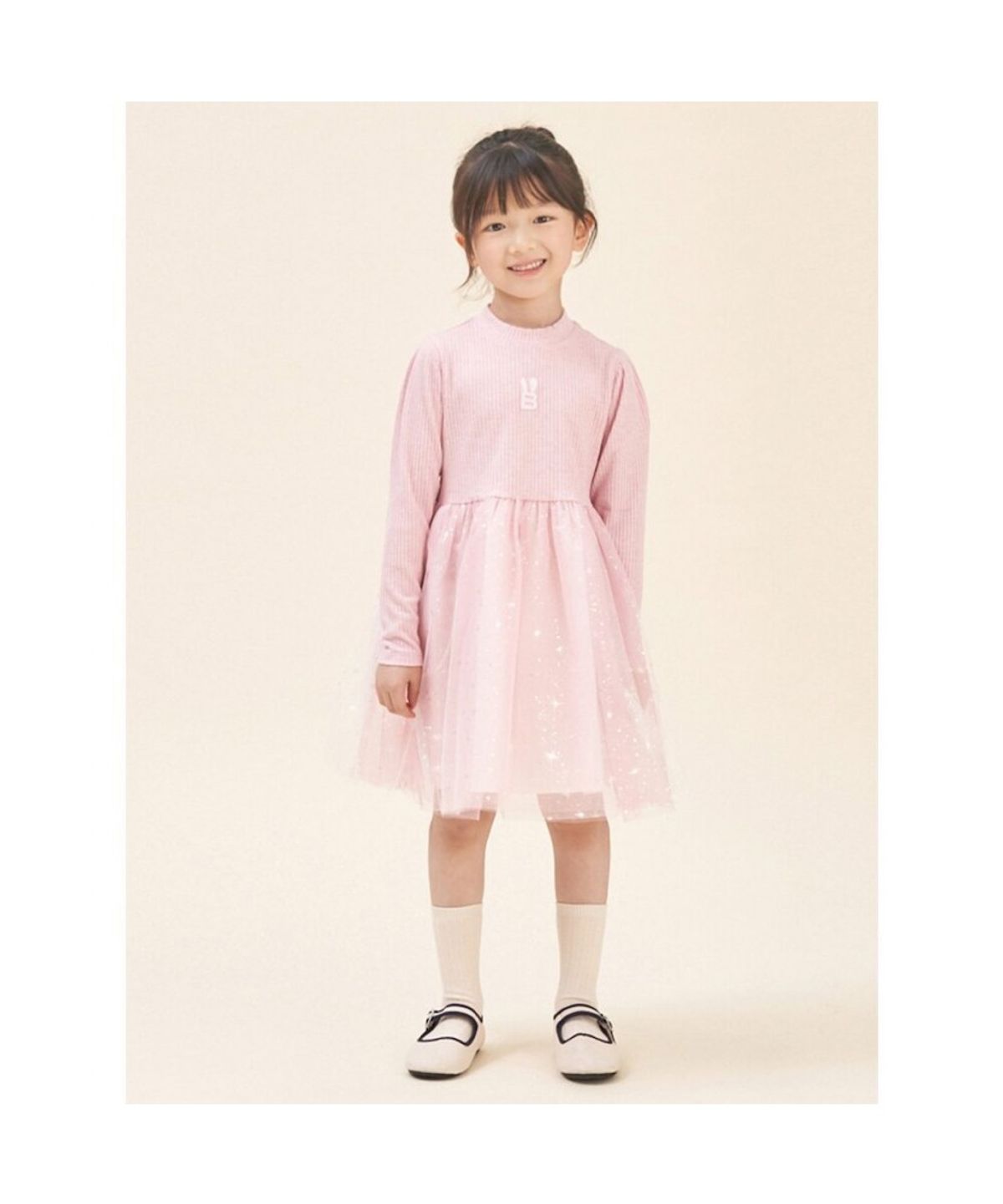 빈폴 키즈(BEANPOLE KIDS) [러블리 빙키 걸즈] 샤 원피스  라이트 핑크 (BI5871G04Y)