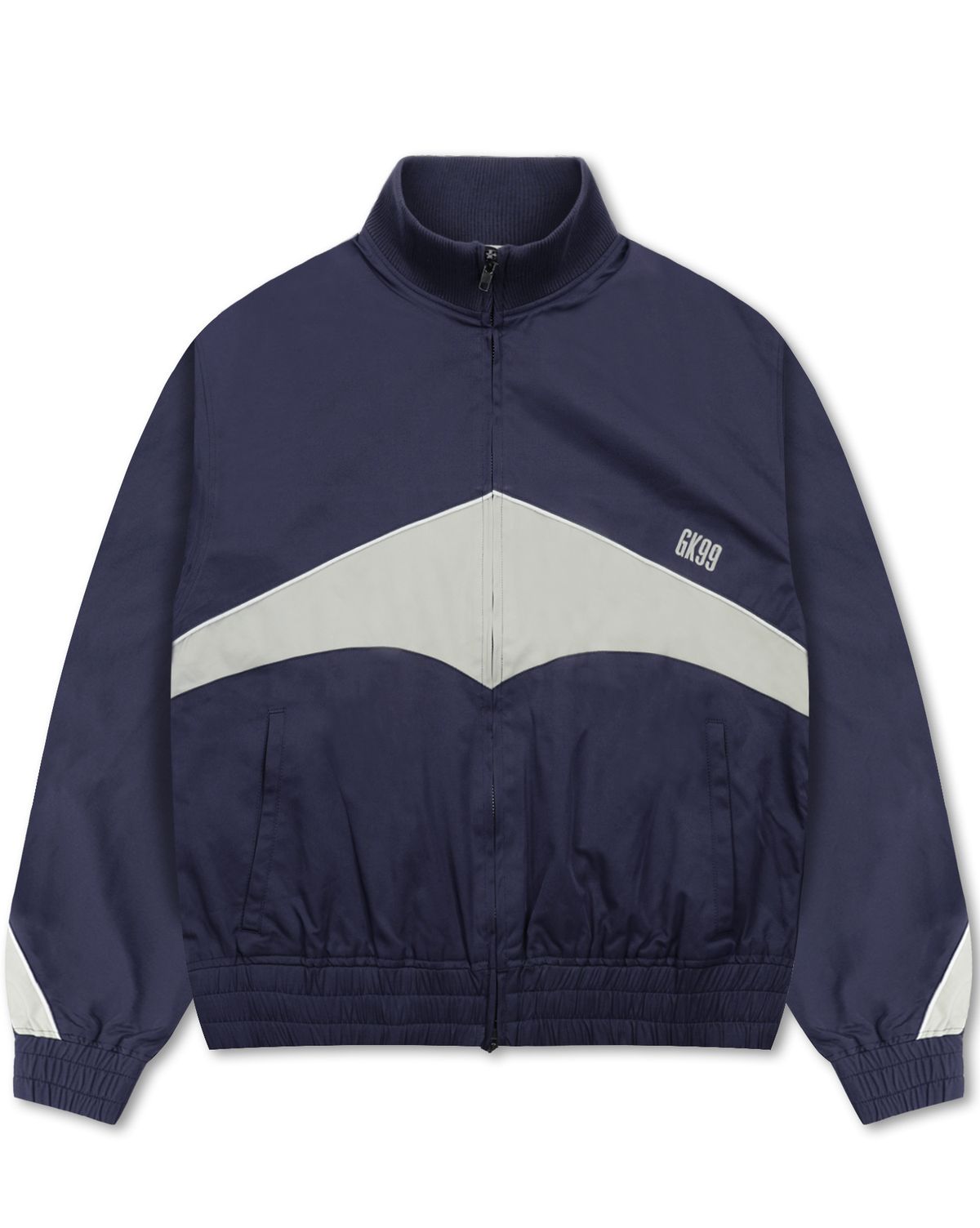 글랙(GLACK) GJ104 파이핑 라인 트랙 자켓 (NAVY)