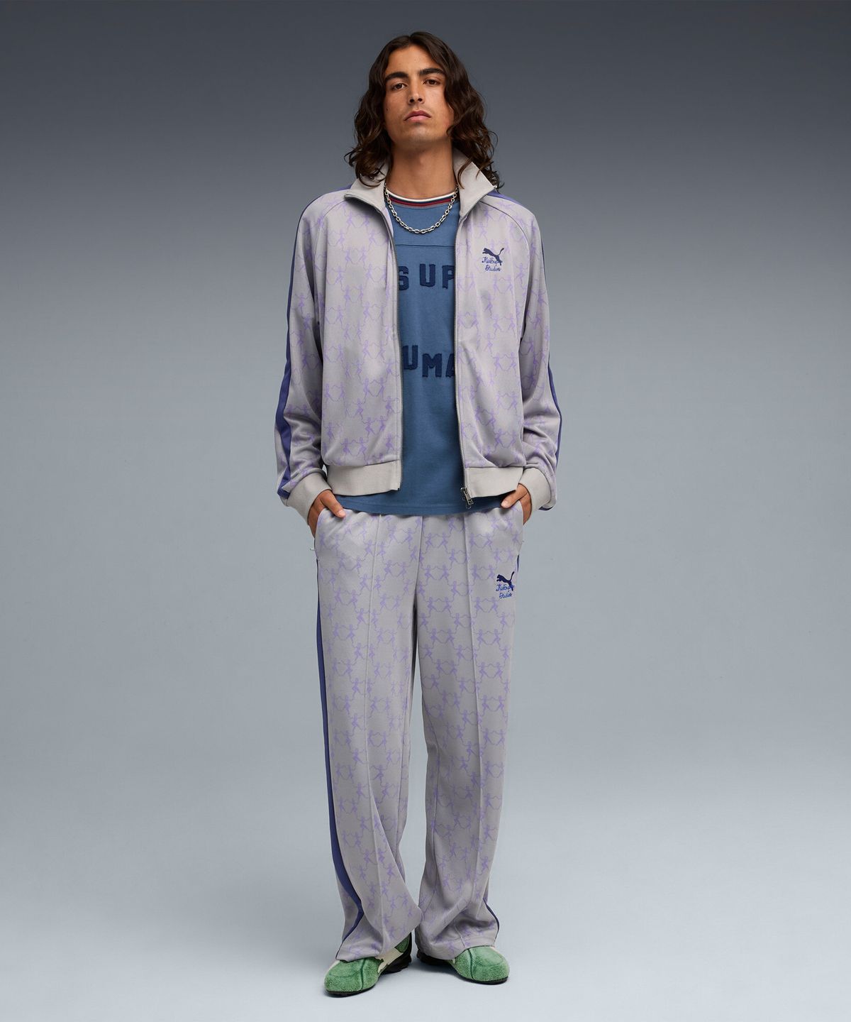 푸마(PUMA) 푸마 x 키드수퍼 T7 팬츠 - 그레이 에코 / 632375-63