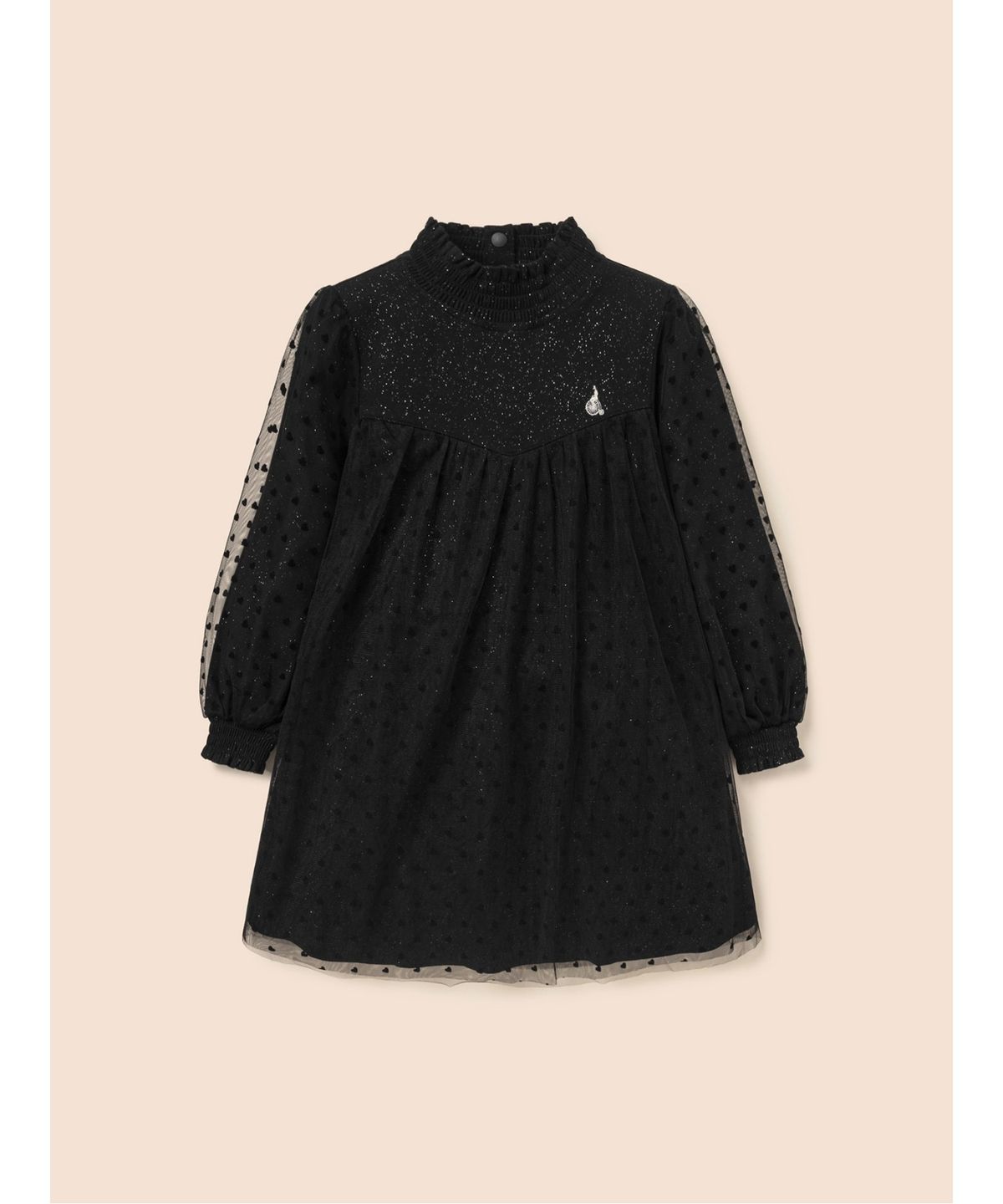 빈폴 키즈(BEANPOLE KIDS) [러블리 빙키 걸즈] 반목 트윙클 샤 원피스  블랙 (BI5871G055)