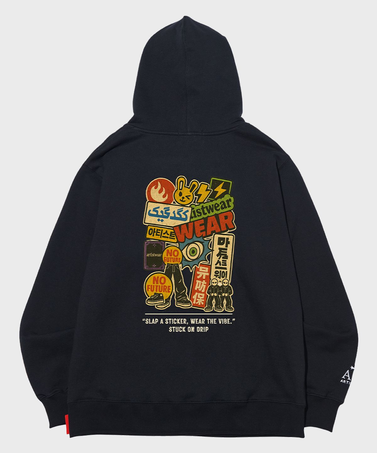 아티스트웨어(ARTISTWEAR) [ATW] 스턱온드립 후드티