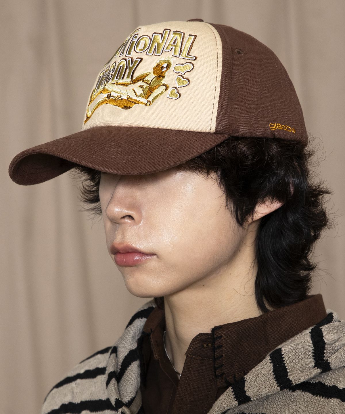 글랙(GLACK) GC062 러브더미 5패널 볼캡 (BROWN)
