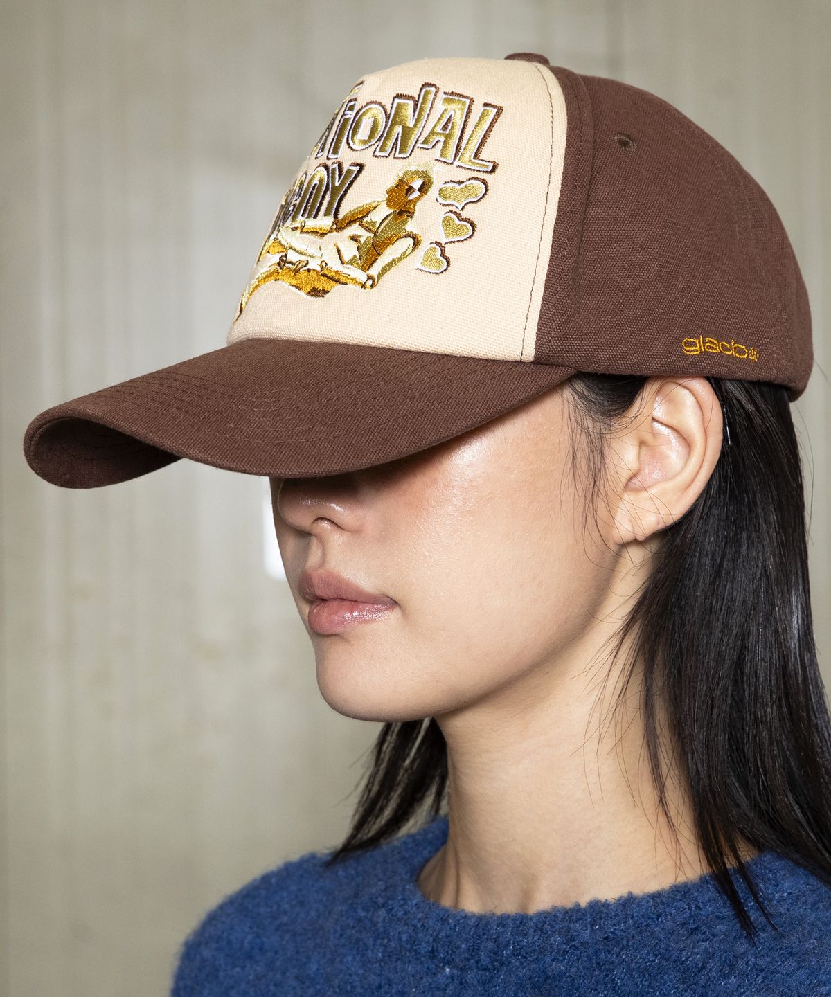 글랙(GLACK) GC062 러브더미 5패널 볼캡 (BROWN)