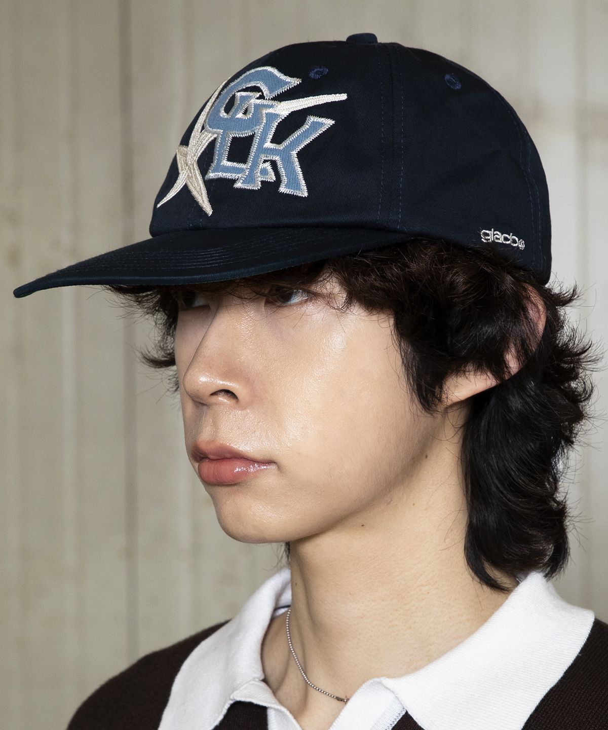 글랙(GLACK) GC065 레트로 베이스볼 캡 (NAVY)