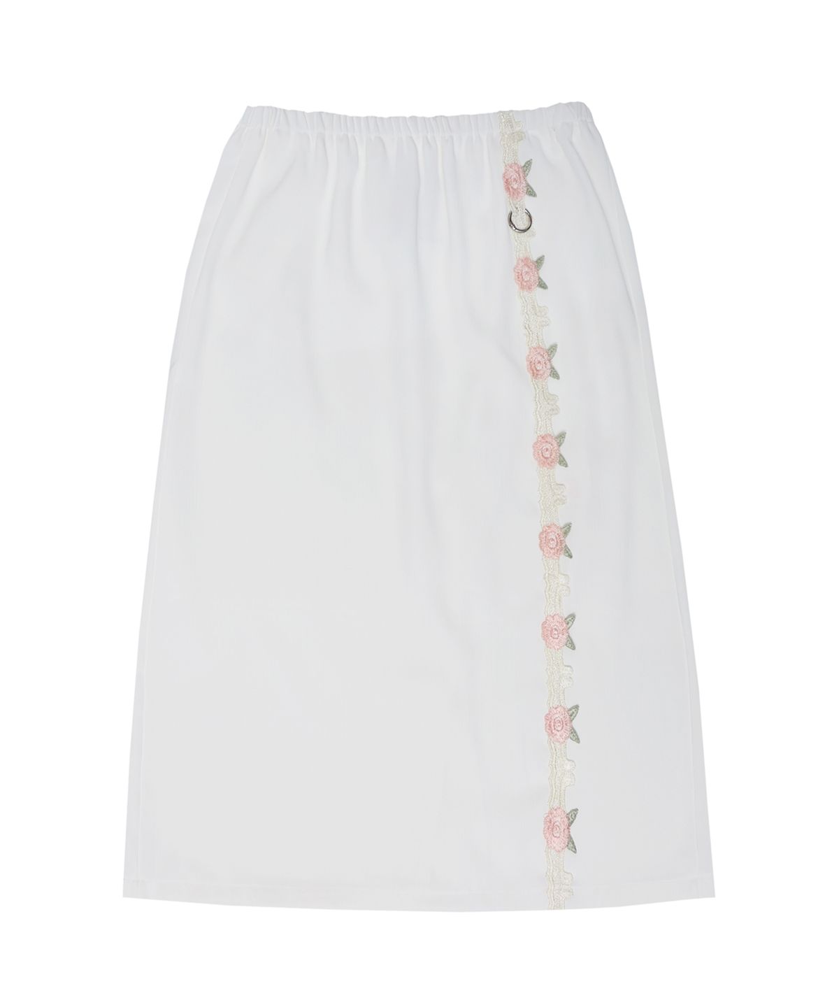 시월107(SIWL107) French Skirt (White)