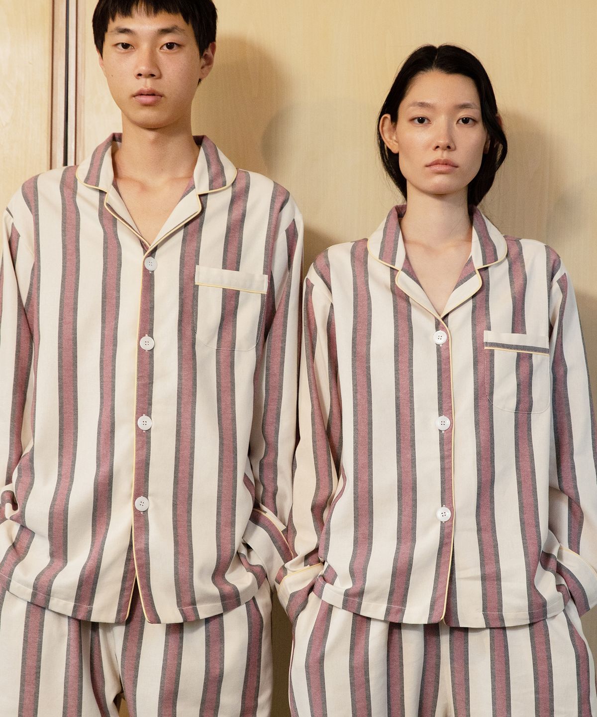 조스라운지(JO'S LOUNGE) (couple) Bordeaux Pajama Set
