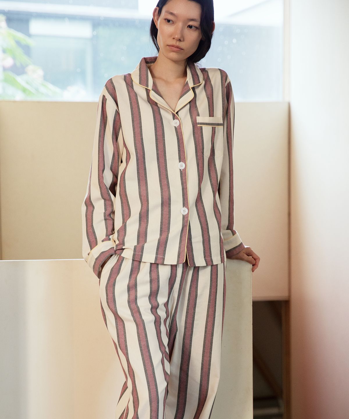조스라운지(JO'S LOUNGE) (w) Bordeaux Pajama Set