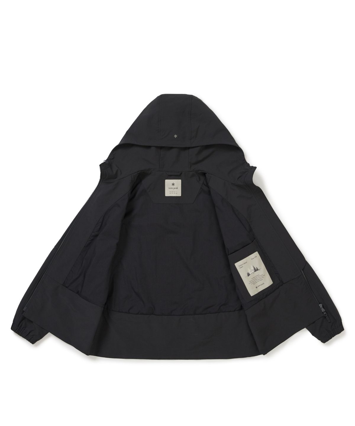 스노우피크 어패럴(SNOWPEAK APPAREL) 리나 여성 후드 바람막이 (S25FWFWB67) Dark Charcoal