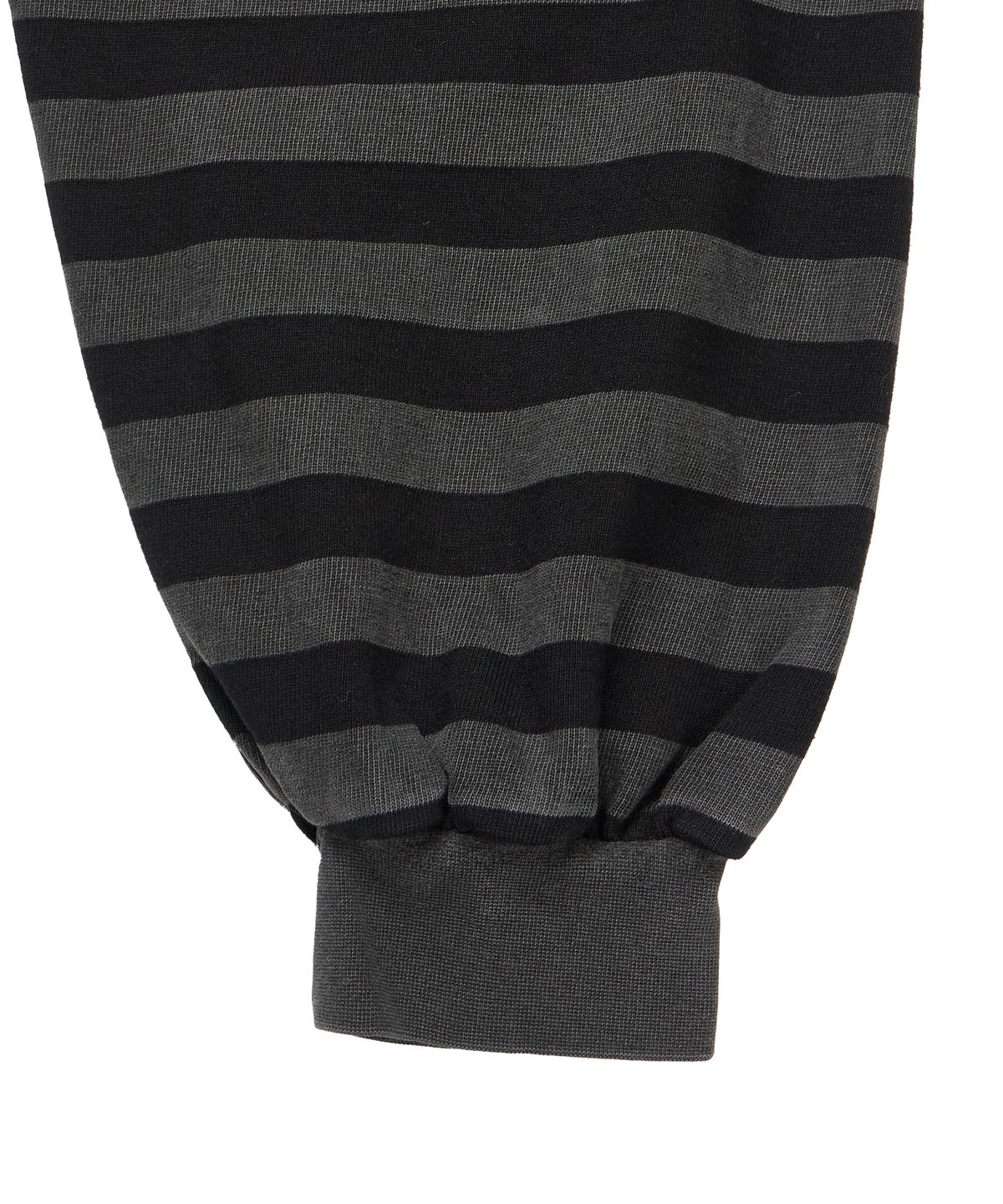 마사트(MASAT) P. Vintage Stripe Rugby Shirt _ Dark Gray