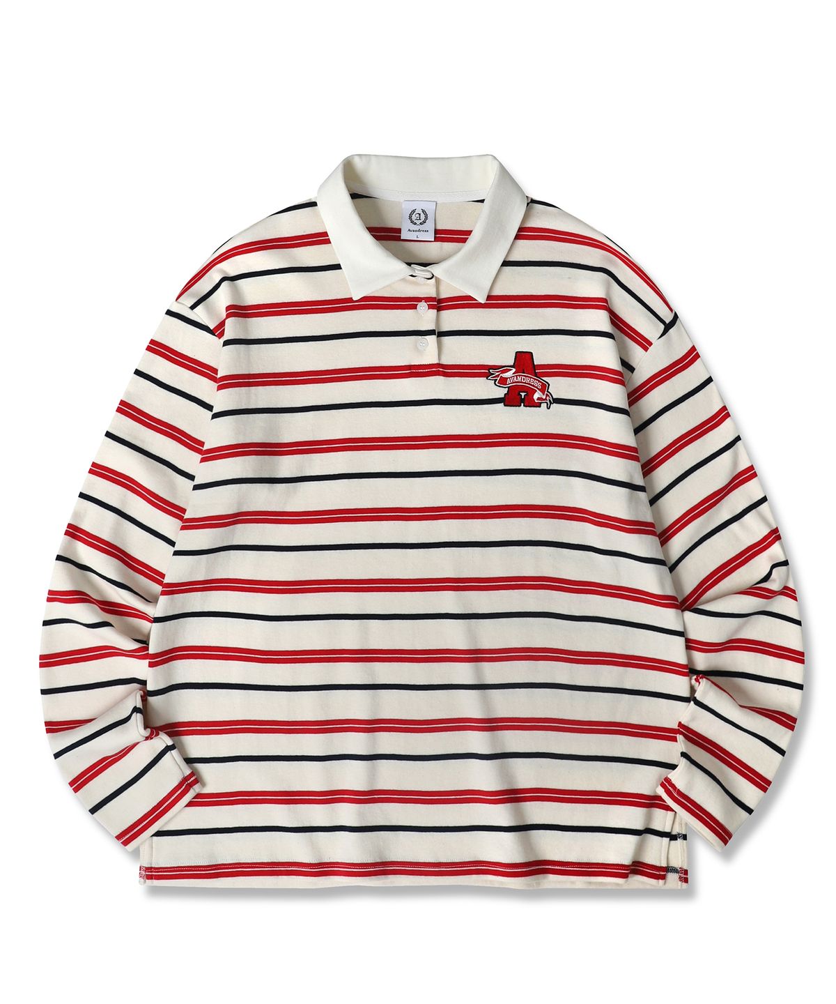 어반드레스(AVANDRESS) A Flag Rugby T-shirt_3Colors