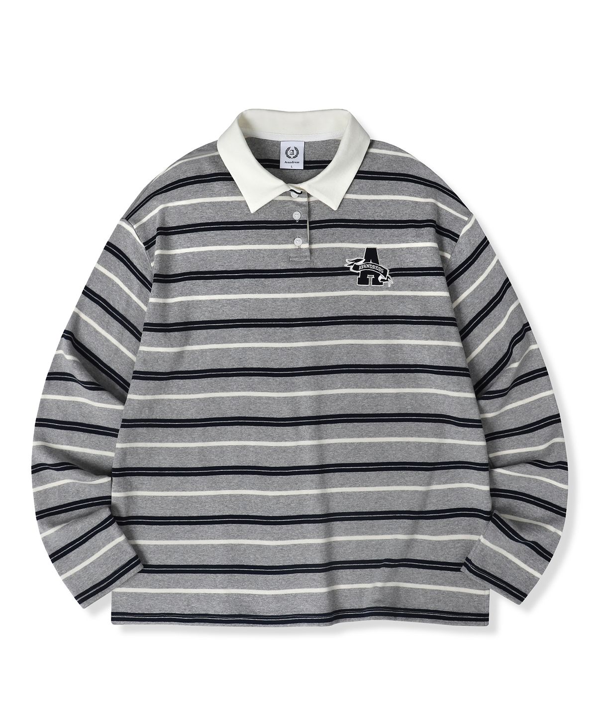 어반드레스(AVANDRESS) A Flag Rugby T-shirt_3Colors