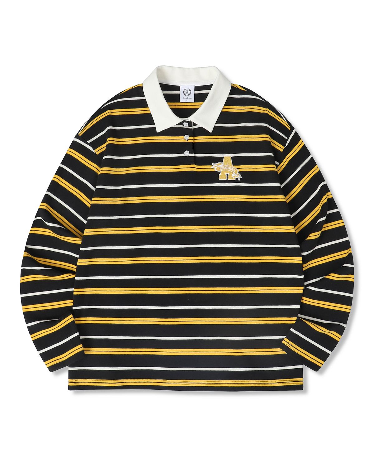 어반드레스(AVANDRESS) A Flag Rugby T-shirt_3Colors