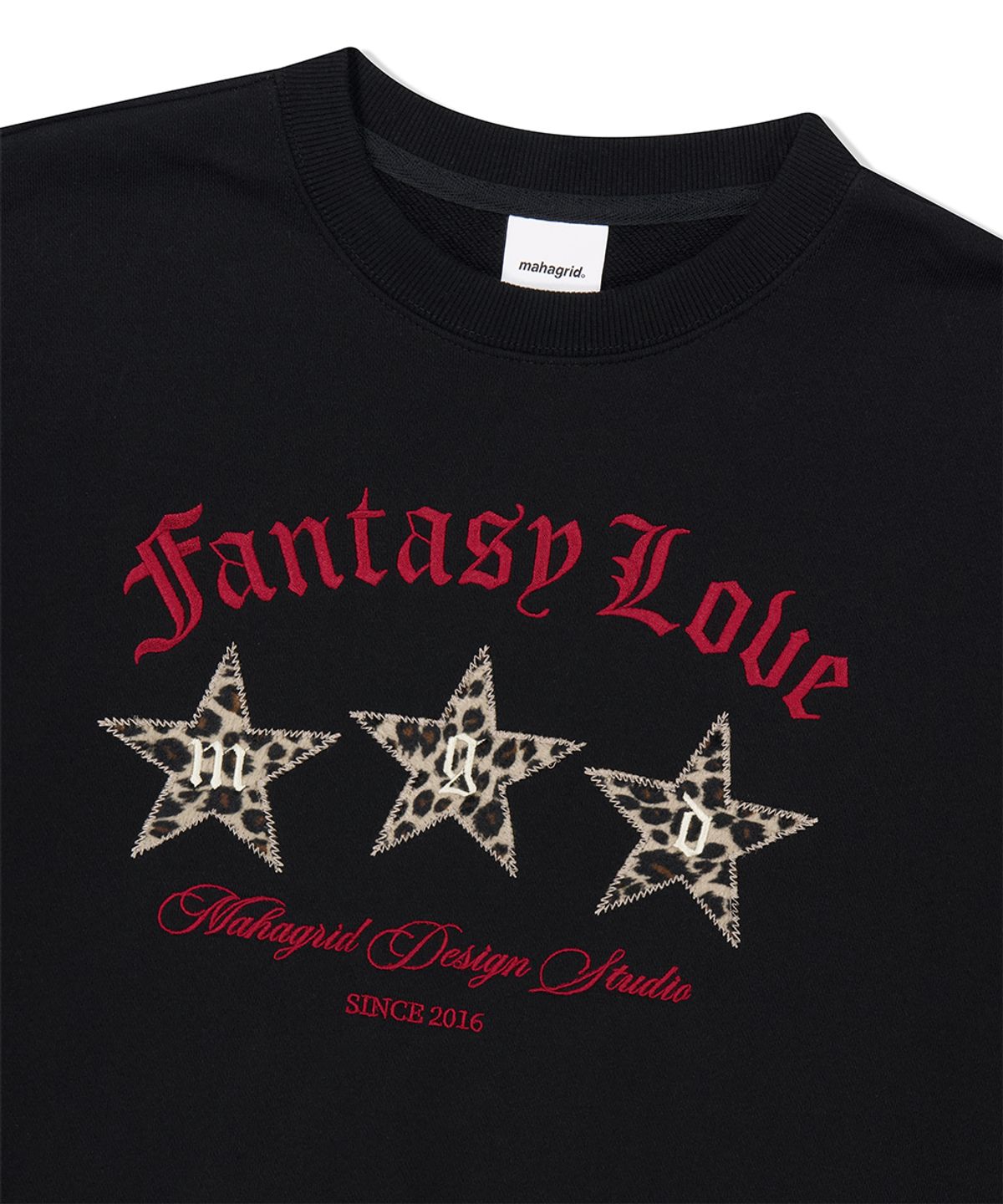 마하그리드(MAHAGRID) FANTASY LOVE SWEAT SHIRTS BLACK(MG2FFFM473A)