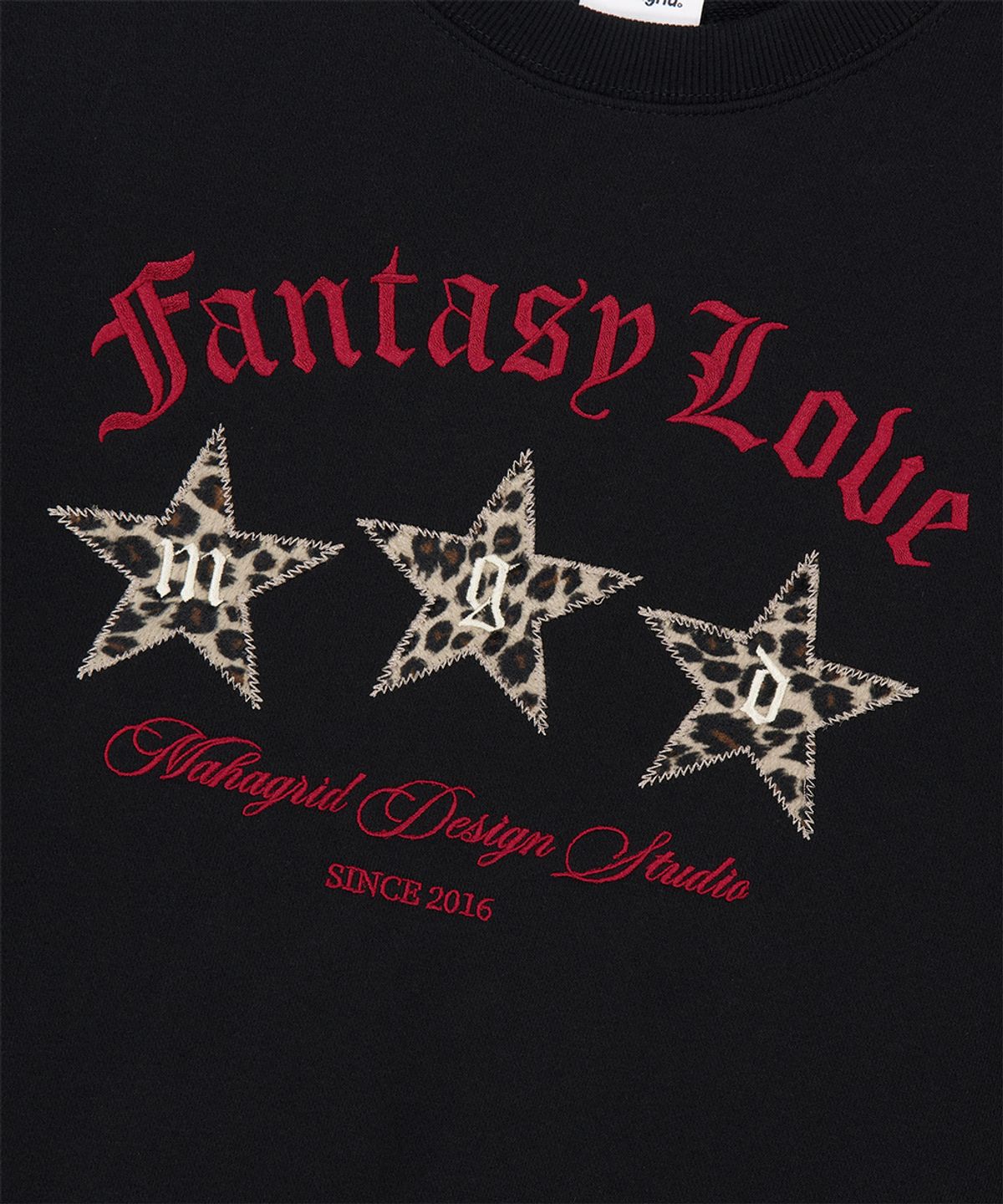 마하그리드(MAHAGRID) FANTASY LOVE SWEAT SHIRTS BLACK(MG2FFFM473A)