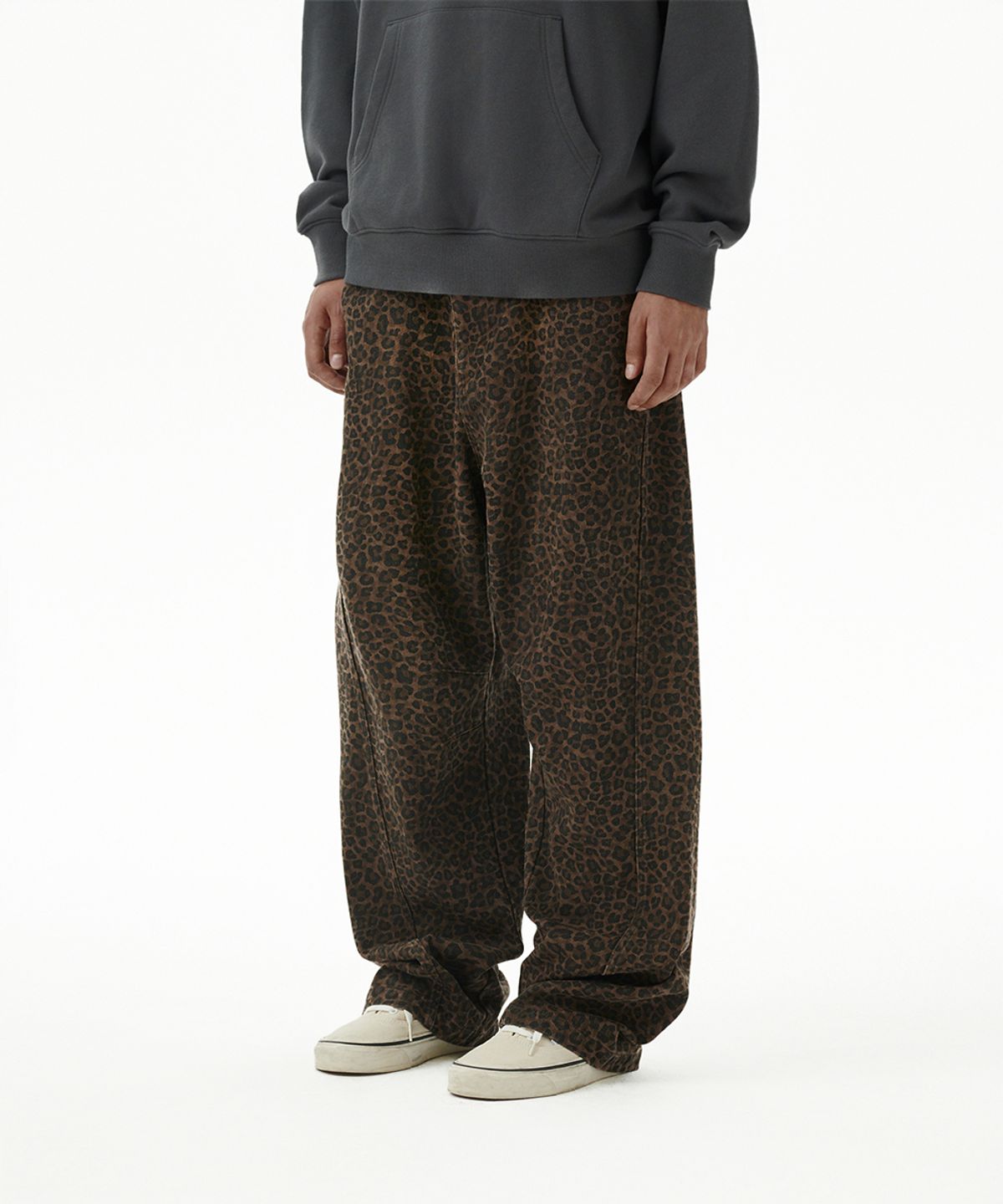 마하그리드(MAHAGRID) CURVED LEOPARD PANT BROWN(MG2FFMPA10A)