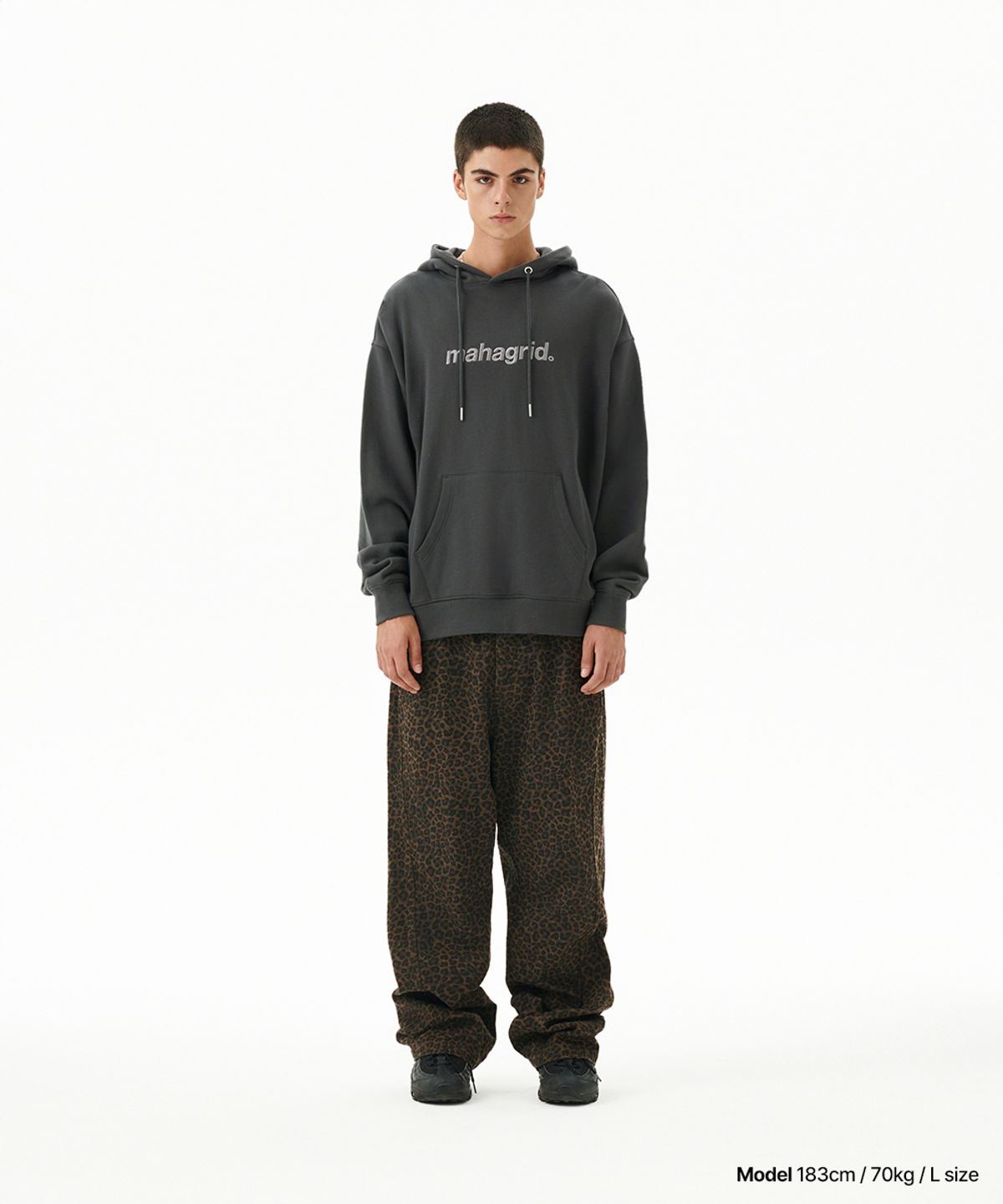 마하그리드(MAHAGRID) CURVED LEOPARD PANT BROWN(MG2FFMPA10A)