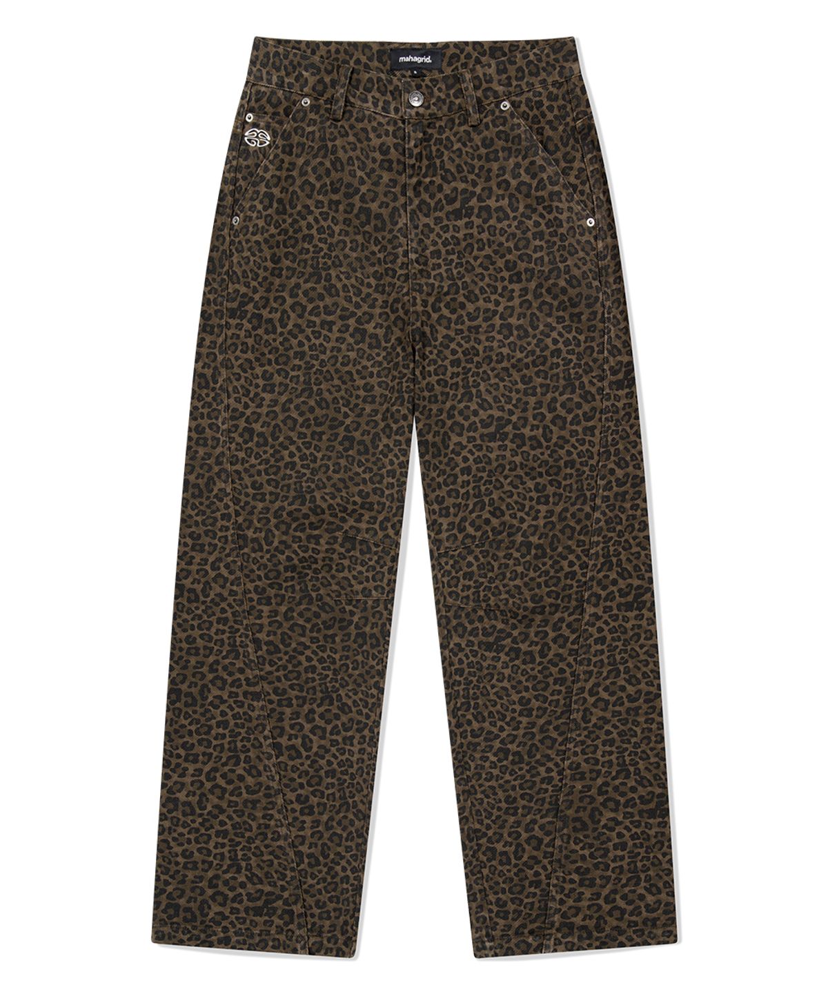 마하그리드(MAHAGRID) CURVED LEOPARD PANT BROWN(MG2FFMPA10A)