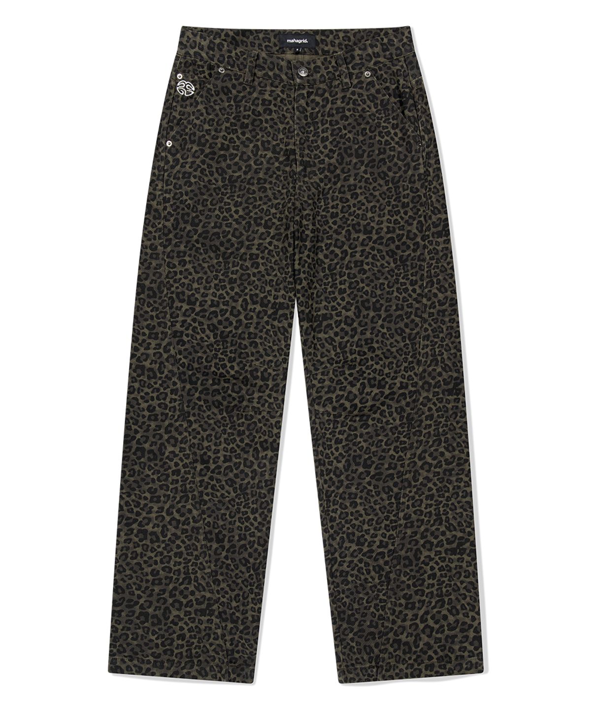마하그리드(MAHAGRID) CURVED LEOPARD PANT KHAKI(MG2FFMPA10A)