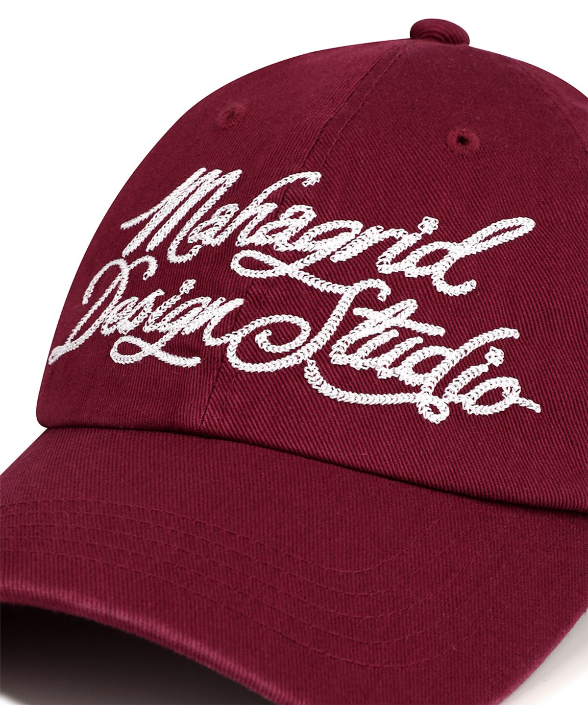 마하그리드(MAHAGRID) INK LOGO BALL CAP BURGUNDY(MG2FFMAB21A)