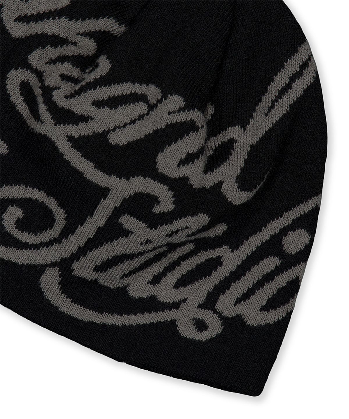 마하그리드(MAHAGRID) INK LOGO KNIT BEANIE BLACK(MG2FFMAB35A)