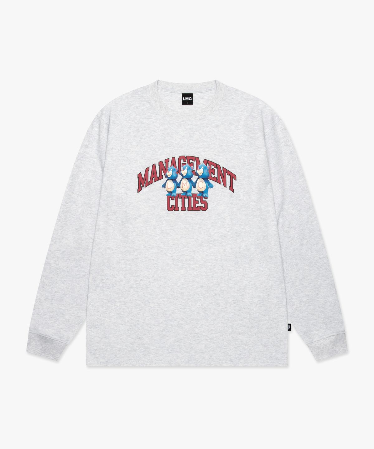 엘엠씨(LMC) ATHLETIC BEAR LONG SLV TEE light heather gray